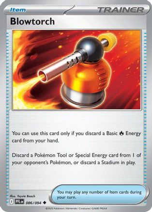Blowtorch (086/094) Reverse Holofoil [Phantasmal Flames] - Uncommon