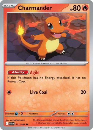 Charmander (011) [Phantasmal Flames] - Common