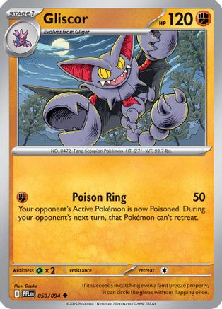Gliscor (050) Reverse Holofoil [Phantasmal Flames] - Uncommon