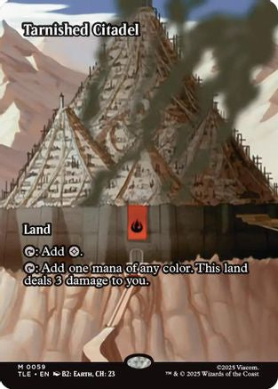 Tarnished Citadel (Borderless) (TLE-059) - Avatar: The Last Airbender: Eternal-Legal