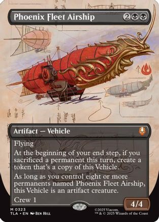 Phoenix Fleet Airship (Borderless) (TLA-323) - Avatar: The Last Airbender