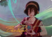 Toph, the First Metalbender Art Card (Gold-Stamped Signature) (ASTLA-049) - Art Series: Avatar: The Last Airbender