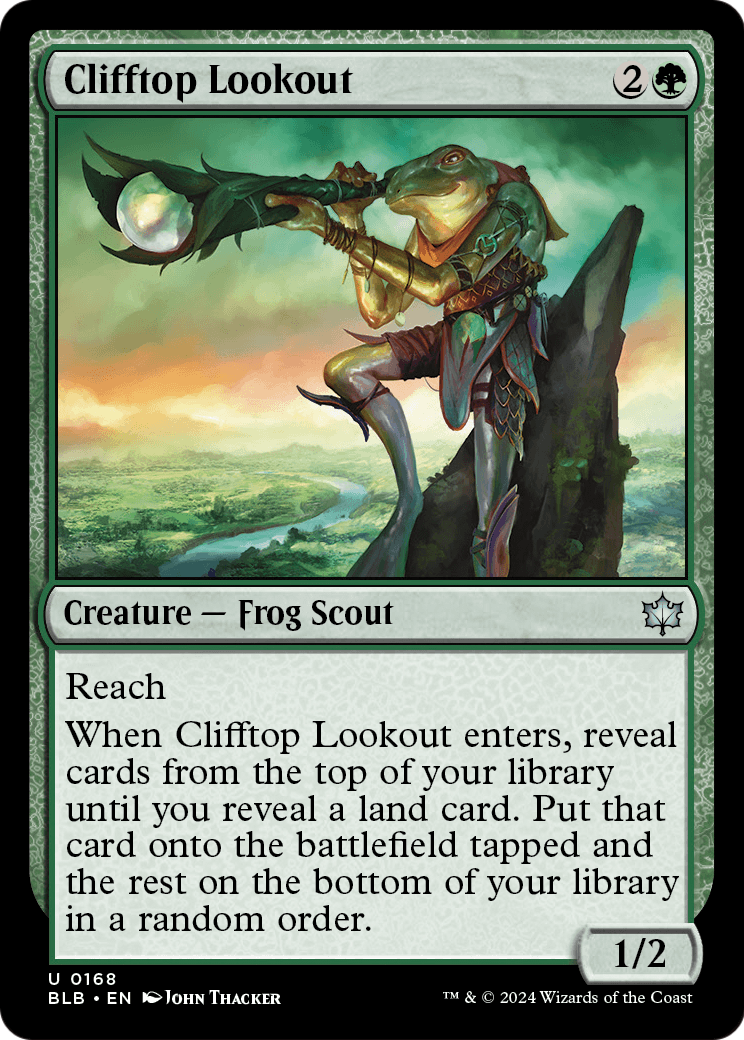 Clifftop Lookout (BLB-168) - Bloomburrow