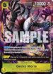 Gecko Moria - OP14-104 (Alternate Art) (OP14-104) - The Azure Sea's Seven Foil
