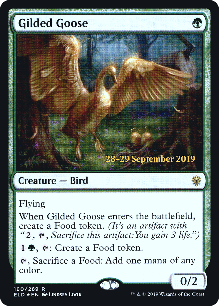 Gilded Goose (PRE-160) - Throne of Eldraine Promos Foil