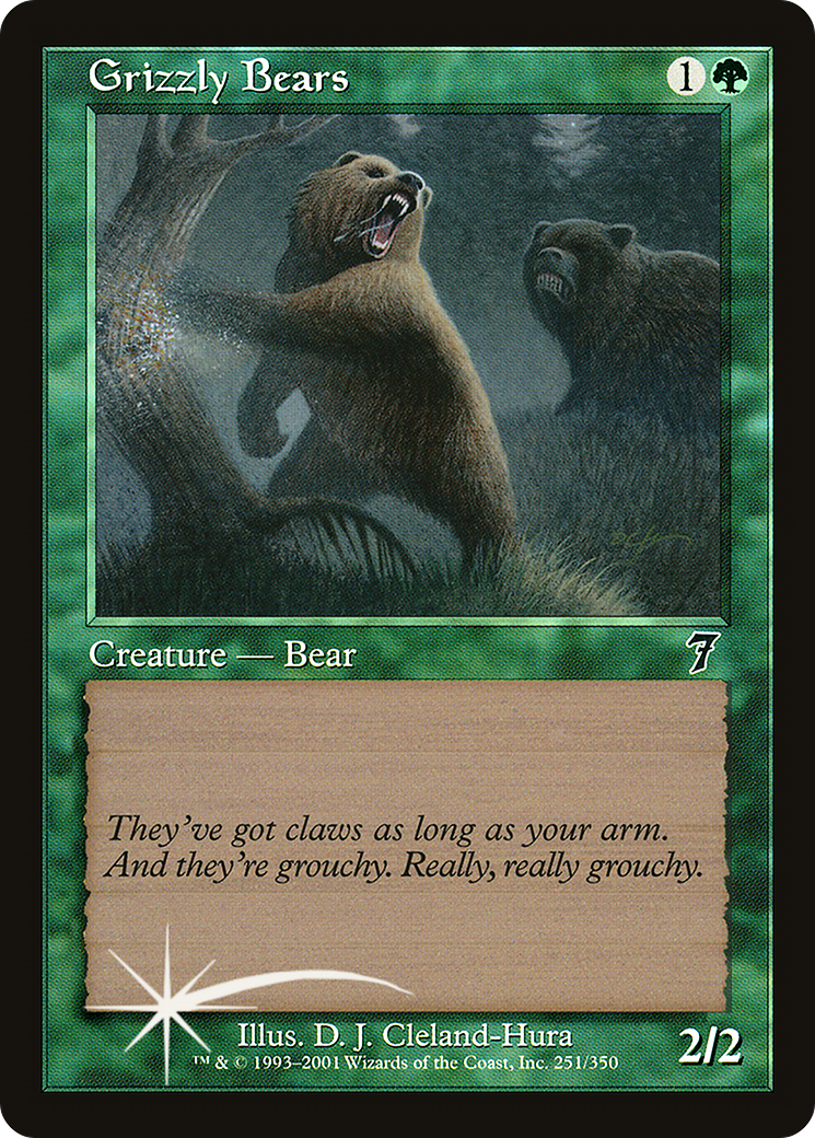 Grizzly Bears (7ED-251) - 7th Edition Foil