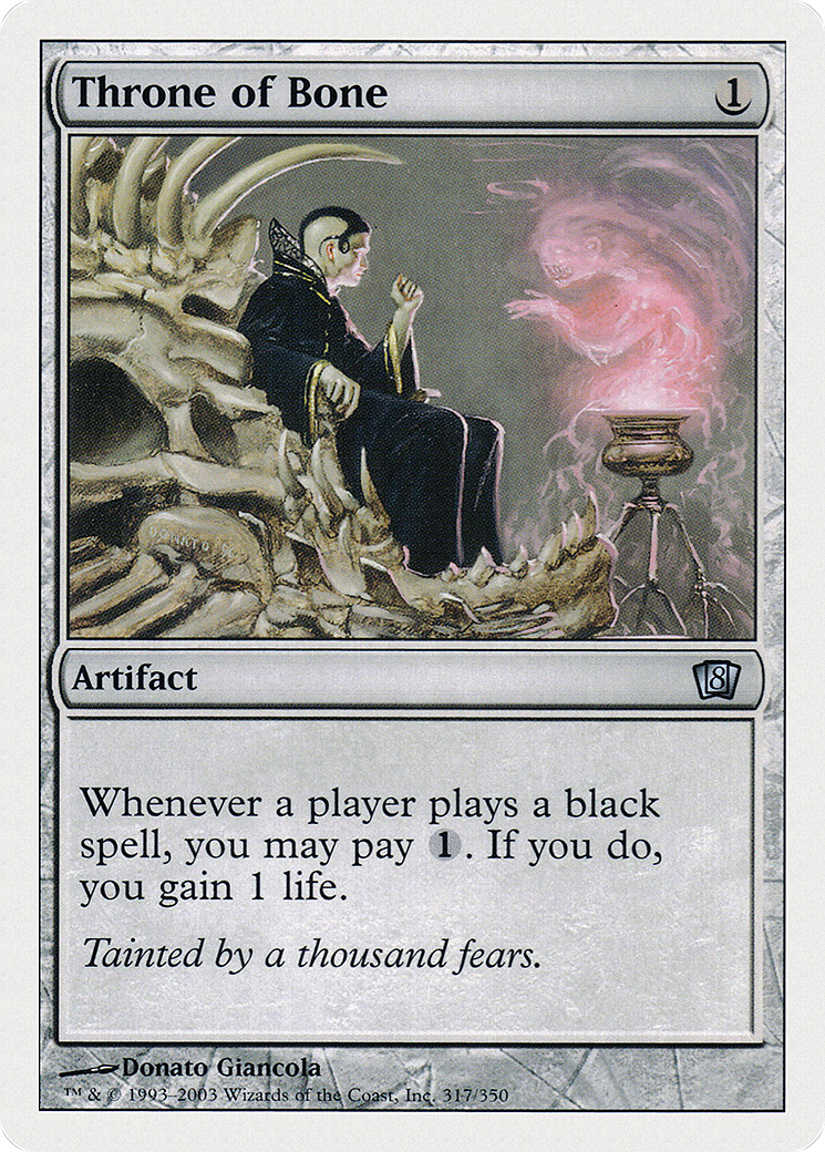 Throne of Bone (8ED-317) - 8th Edition Foil