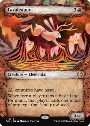 Lavaleaper (Showcase) (ECL-318) - Lorwyn Eclipsed Foil