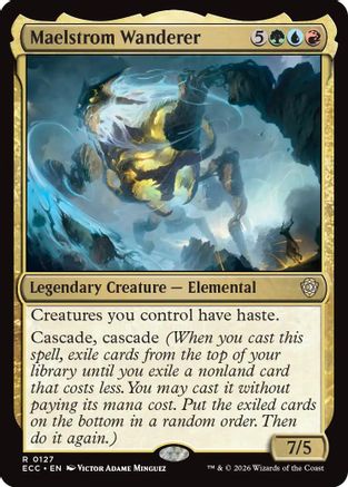 Maelstrom Wanderer (ECC-127) - Commander: Lorwyn Eclipsed