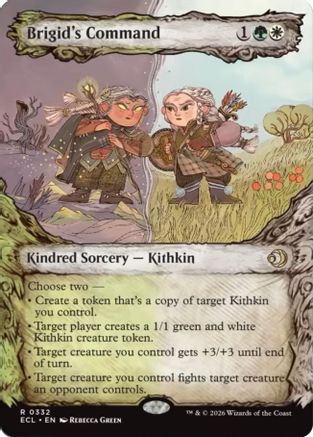 Brigid's Command (Showcase) (ECL-332) - Lorwyn Eclipsed Foil