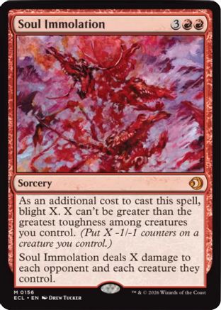 Soul Immolation (ECL-156) - Lorwyn Eclipsed Foil