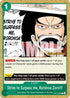 Strive to Surpass me, Roronoa Zoro!!! (OP14-036) - The Azure Sea's Seven Release Event Cards