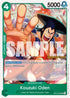 Kouzuki Oden (OP14-026) - The Azure Sea's Seven Release Event Cards