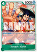 Kouzuki Oden (OP14-026) - The Azure Sea's Seven Release Event Cards