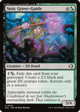 Stoic Grove-Guide (ECL-243) - Lorwyn Eclipsed Foil