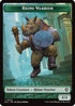 Rhino Warrior // Elemental (0009) Double-Sided Token (ECC-6 // 9) - Commander: Lorwyn Eclipsed