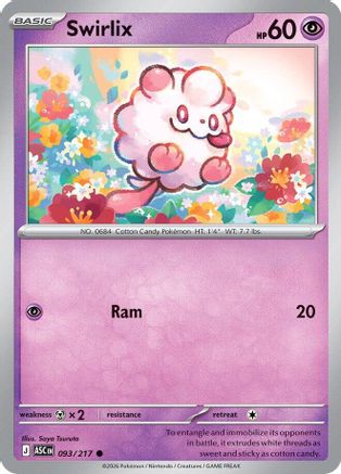 Swirlix (093) Reverse Holofoil [ME Ascended Heroes] - Common