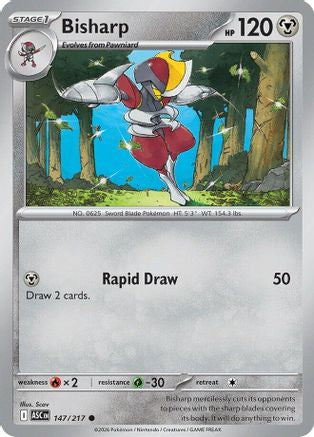 Bisharp (147) Reverse Holofoil [ME Ascended Heroes] - Common