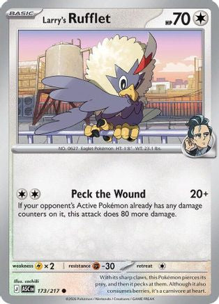 Larry's Rufflet (173) Reverse Holofoil [ME Ascended Heroes] - Common