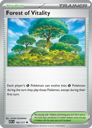 Forest of Vitality (188) Reverse Holofoil [ME Ascended Heroes] - Uncommon