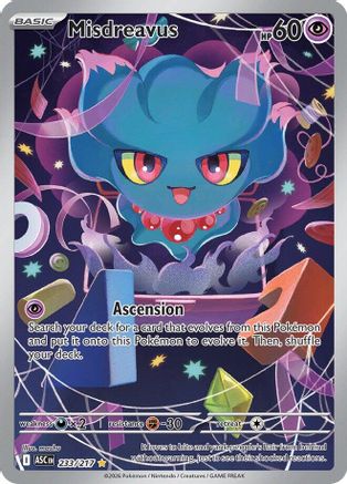 Misdreavus (233/217) Holofoil [ME Ascended Heroes] - Illustration Rare