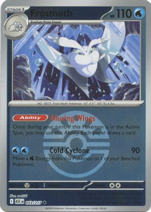 Frosmoth (Friend Ball) (053) Reverse Holofoil [ME Ascended Heroes] - Uncommon