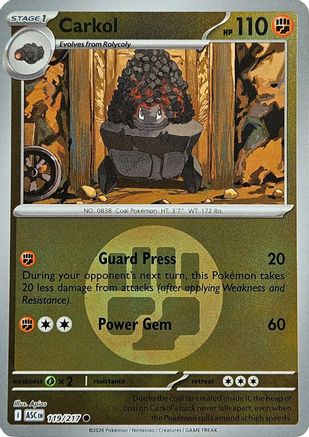Carkol (Energy Symbol Pattern) (119) Reverse Holofoil [ME Ascended Heroes] - Common