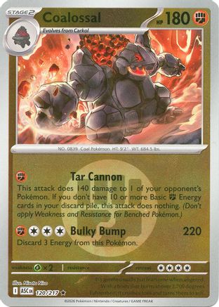 Coalossal (Energy Symbol Pattern) (120) Reverse Holofoil [ME Ascended Heroes] - Rare