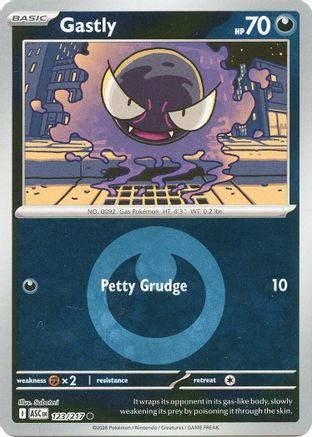 Gastly (Energy Symbol Pattern) (123) Reverse Holofoil [ME Ascended Heroes] - Common