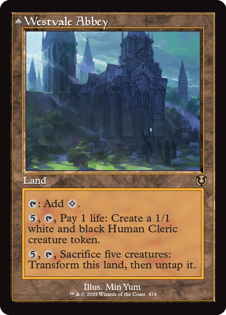Westvale Abbey (Retro Frame) (INR-474) - Innistrad Remastered Foil