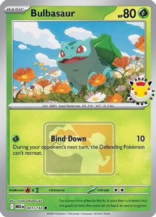 Bulbasaur (Pokemon Day 2026) (001) Holofoil [Miscellaneous Cards & Products] - Common