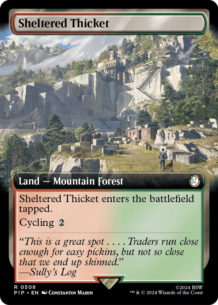 Sheltered Thicket (Extended Art) (PIP-508) - Fallout: (Extended Art)