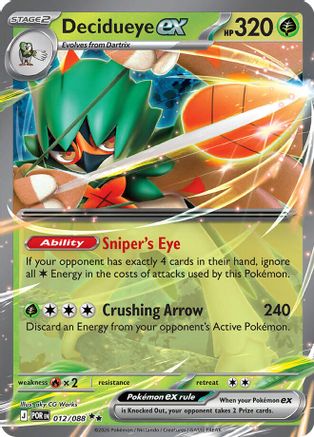 Decidueye ex (012/088) Holofoil [Perfect Order] - Double Rare