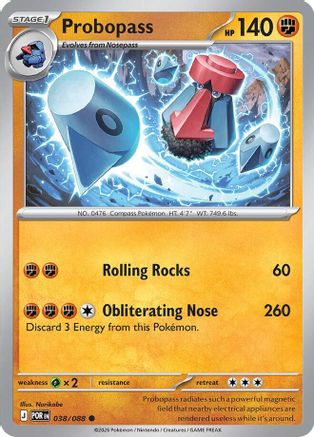 Probopass (038/088) Reverse Holofoil [Perfect Order] - Common
