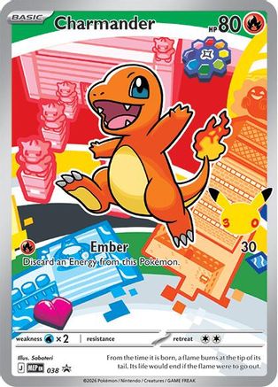 Charmander (038) Holofoil [ME Mega Evolution Promo] - Promo