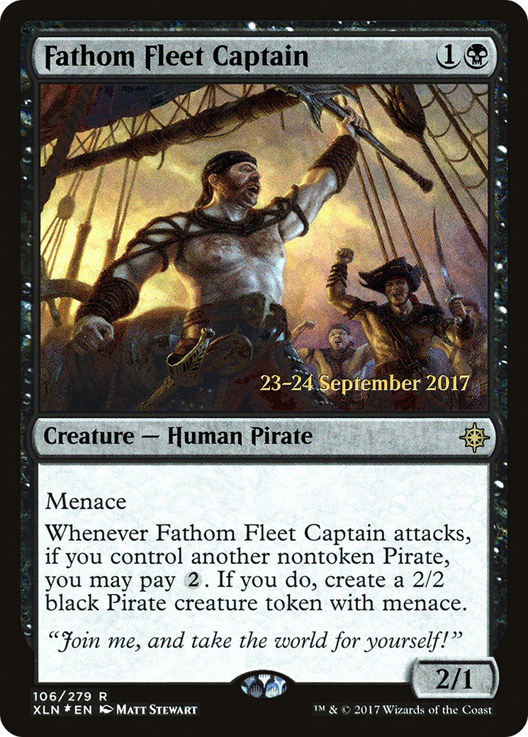 Fathom Fleet Captain (PRE-106) - Ixalan Promos Foil