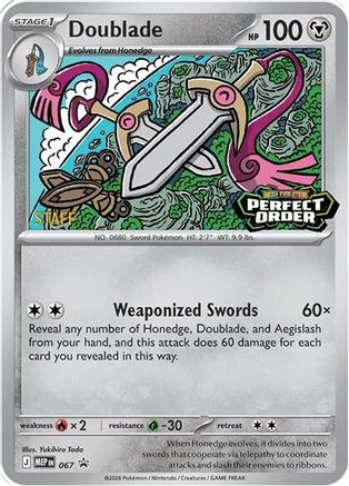 Doublade [Staff] (067) Holofoil [ME Mega Evolution Promo] - Promo