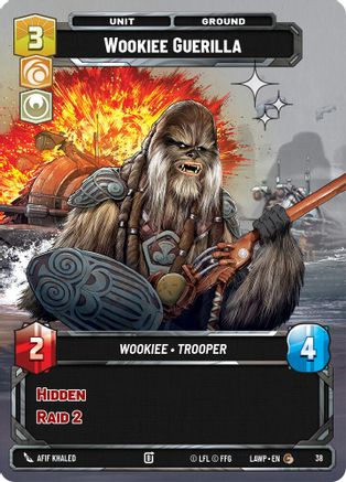 Wookiee Guerilla (Foil) (38) - A Lawless Time Weekly Play Promos Foil
