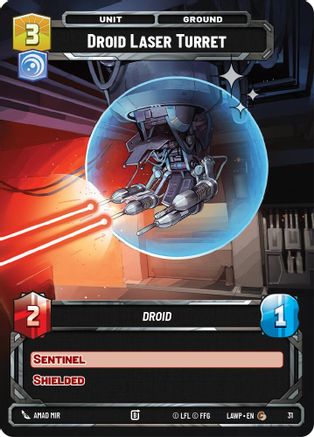 Droid Laser Turret (Foil) (31) - A Lawless Time  Weekly Play Promos Foil