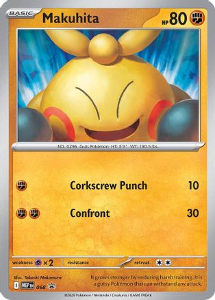 Makuhita (068) Holofoil [ME Mega Evolution Promo] - Promo