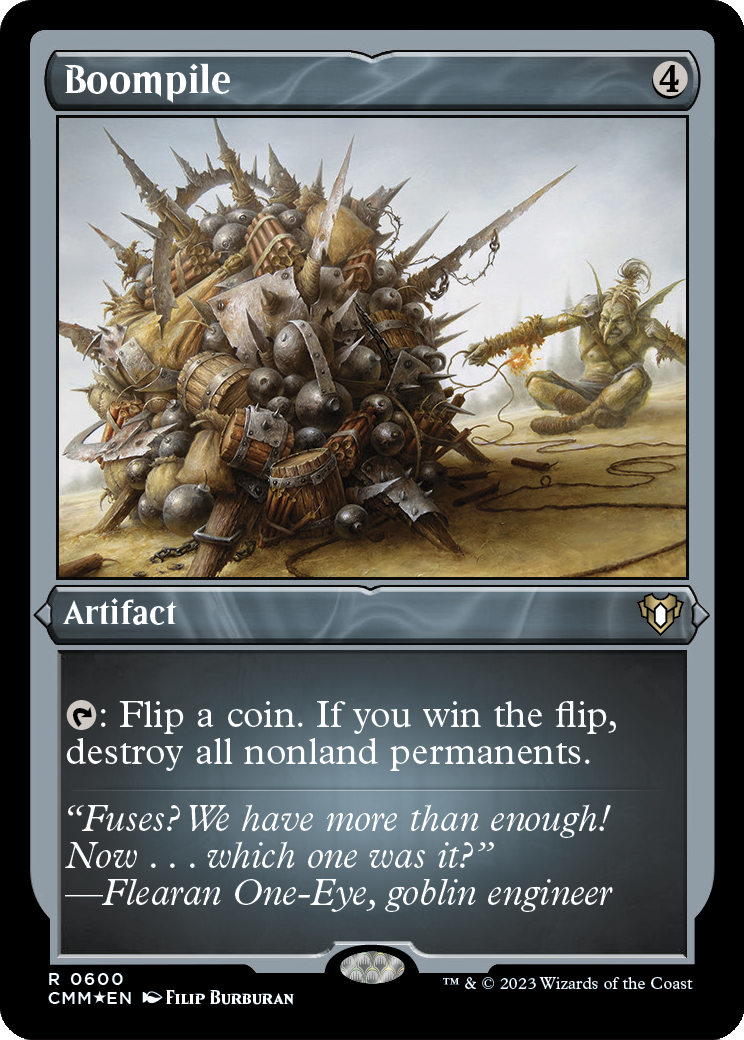 Boompile (Foil Etched) (CMM-600) - Commander Masters Foil