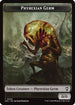 Phyrexian Germ // Treasure Double-Sided Token (SOC-9 // 12) - Commander: Secrets of Strixhaven