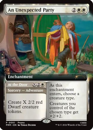 An Unexpected Party (Extended Art) (UMP-001) - Promo Pack: The Hobbit Foil