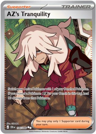 AZ's Tranquility (106/086) Holofoil [Chaos Rising] - Ultra Rare