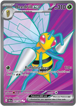 Beedrill ex (098/086) Holofoil [Chaos Rising] - Ultra Rare