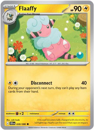 Flaaffy (028) Reverse Holofoil [Chaos Rising] - Common