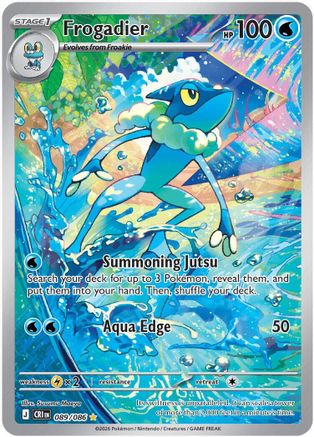 Frogadier (089/086) Holofoil [Chaos Rising] - Illustration Rare