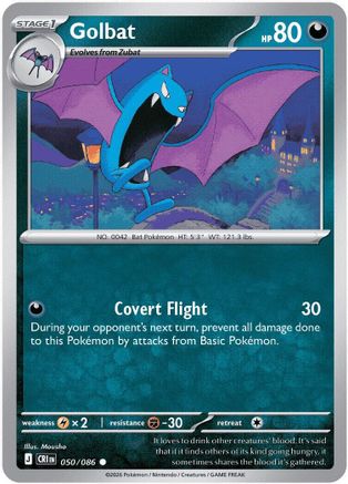 Golbat (050) Reverse Holofoil [Chaos Rising] - Common