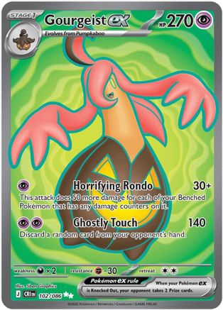 Gourgeist ex (102/086) Holofoil [Chaos Rising] - Ultra Rare