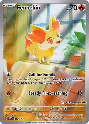 Fennekin (Pokemon Center Exclusive) (080) [ME Mega Evolution Promo] - Promo